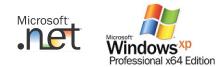 .NET and XP logos