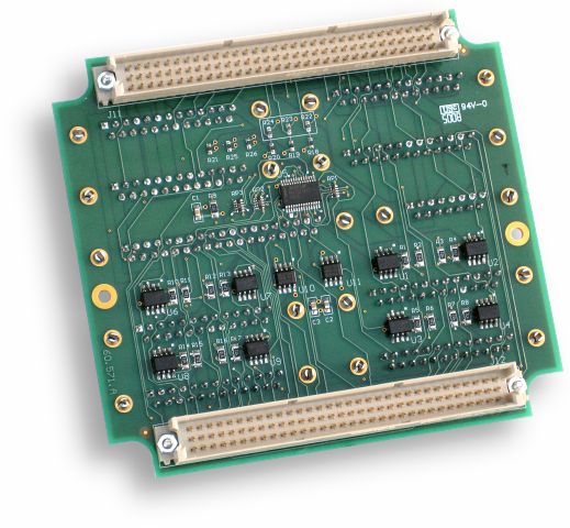 D-sub Interconnection Board reverse side with opto-isolators