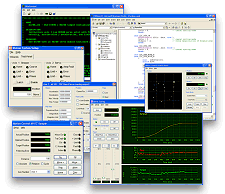 Go to the Products/Software page Screen shots of PMC programs